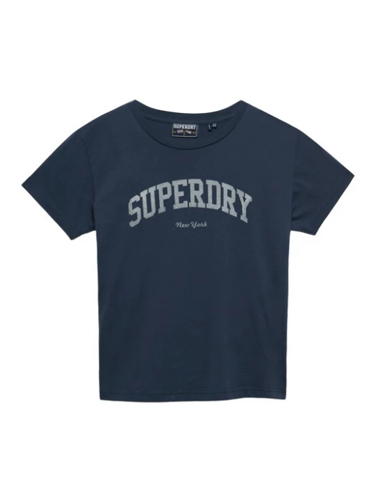 Obrázek produktu Superdry & Co Tričko 'Athletic Essentials' safírová / světle šedá