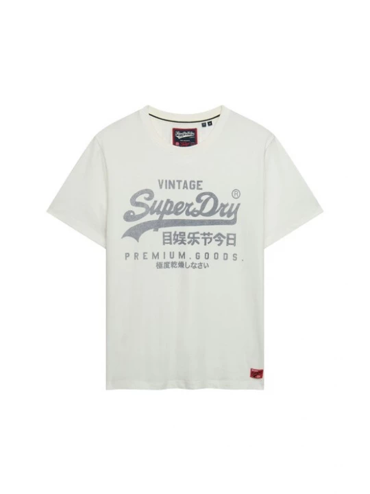 Obrázek produktu Superdry & Co Tričko 'Classic' krémová / safírová