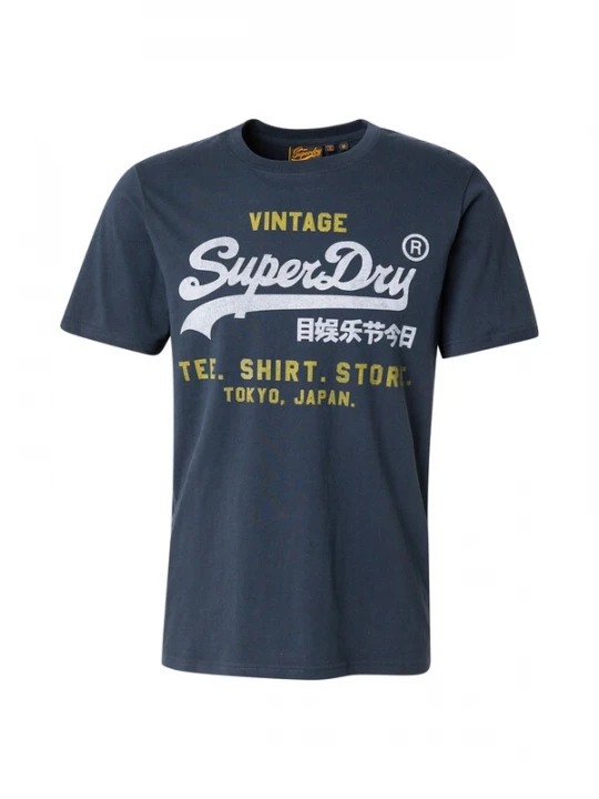 Obrázek produktu Superdry & Co Tričko 'Heritage'  marine modrá / šedá / olivová