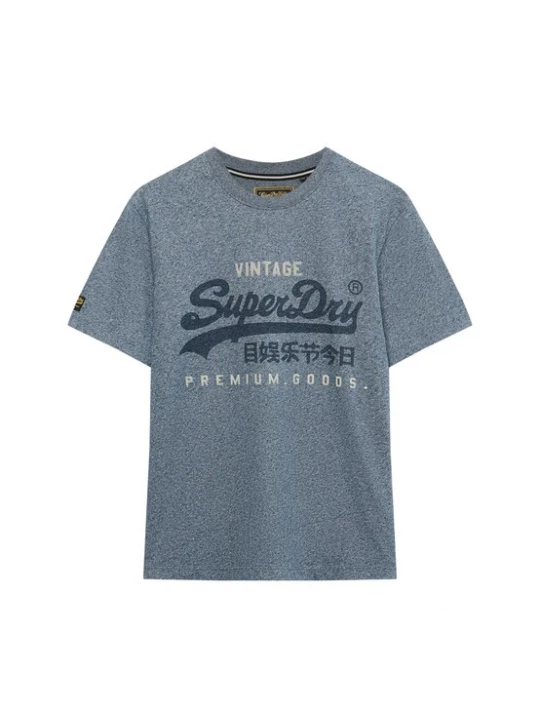 Obrázek produktu Superdry & Co Tričko 'HERITAGE' námořnická modř / modrý melír / šedá