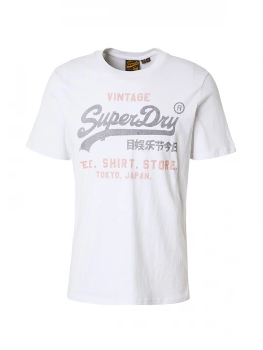 Obrázek produktu Superdry & Co Tričko 'Heritage'  tmavě šedá / broskvová / bílá
