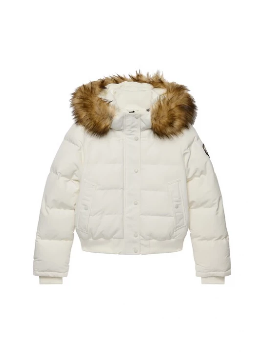 Obrázek produktu Superdry & Co Zimní bunda 'Everest' hnědý melír / bílá