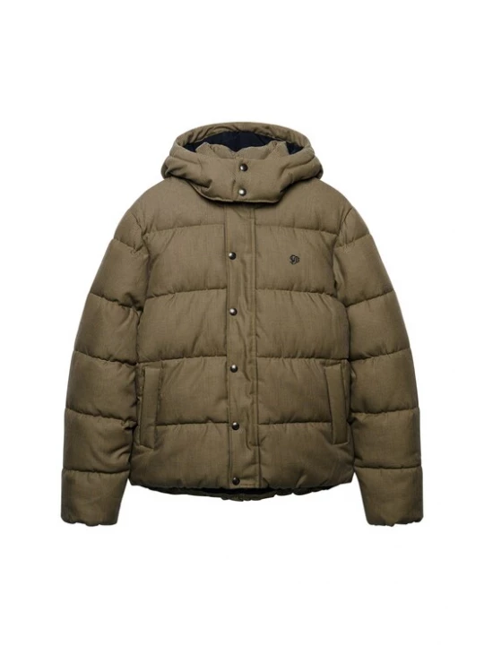 Obrázek produktu Superdry & Co Zimní bunda světle hnědá / černá