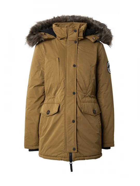 Obrázek produktu Superdry & Co Zimní parka 'ASHLEY EVEREST'  khaki / černá / bílá