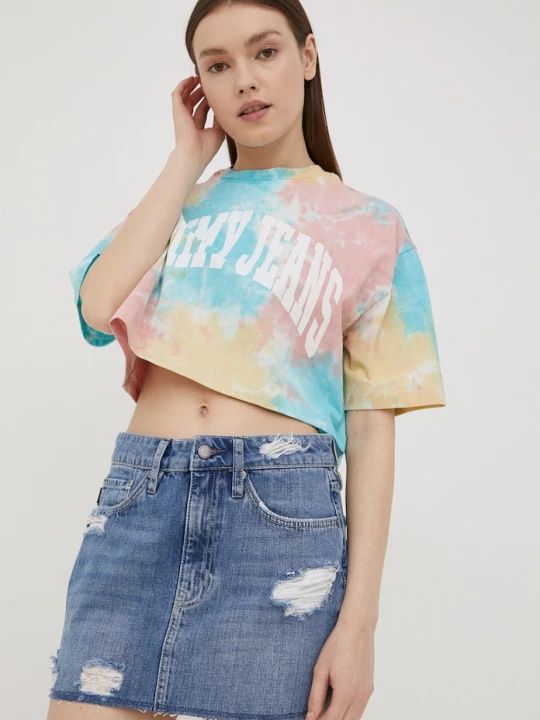 Obrázek produktu Superdry Džínová sukně Superdry modrá