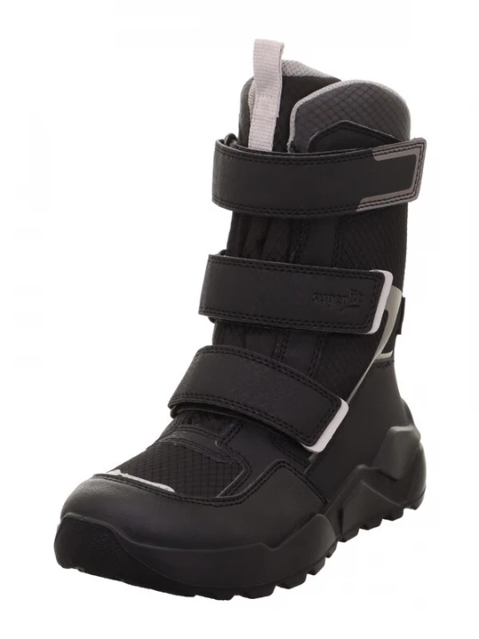Obrázek produktu SUPERFIT Kozačky 'ROCKET' šedá / černá / bílá