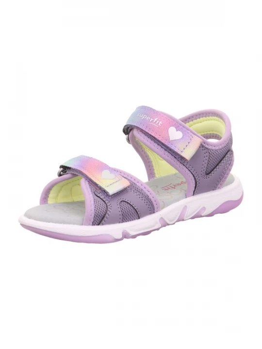Obrázek produktu SUPERFIT Sandály 'Pebbles'  žlutá / fialová / růžová / stříbrná