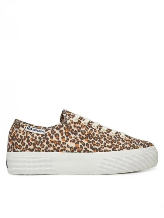 Obrázek produktu Superga Sneakersy Platform Leopard Print Hnědá