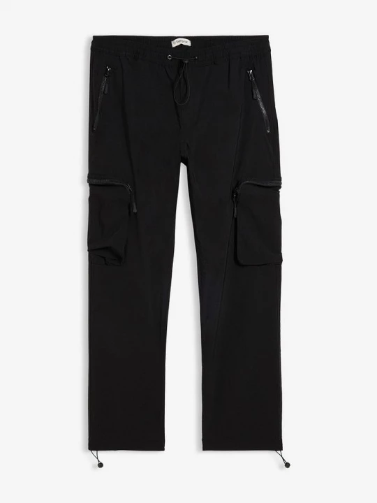 Obrázek produktu Superstrečové cargo kalhoty Regular Fit, s kapsami na zip, Straight BonPrix