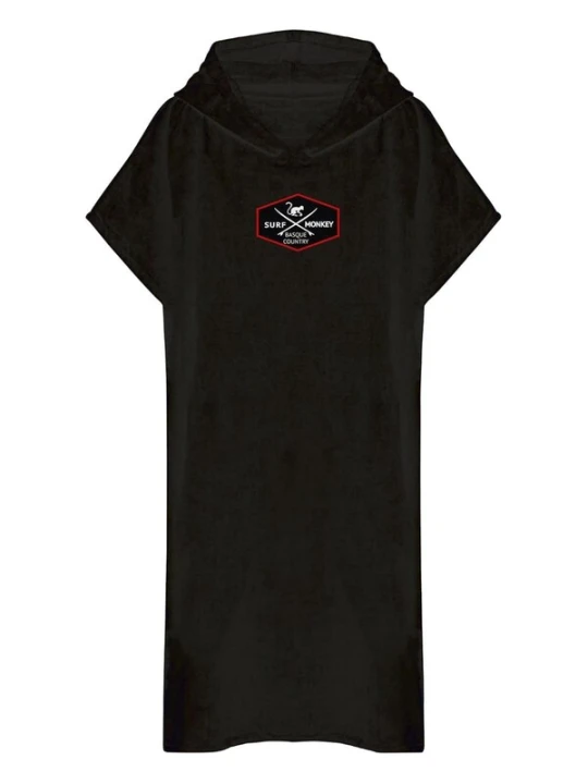 Obrázek produktu Surf Monkey Koupací plášť 'Surf Cotton Poncho kids' černá