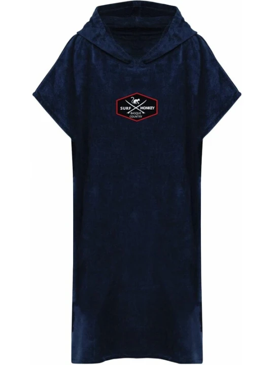 Obrázek produktu Surf Monkey Koupací plášť 'Surf Cotton Poncho kids' námořnická modř