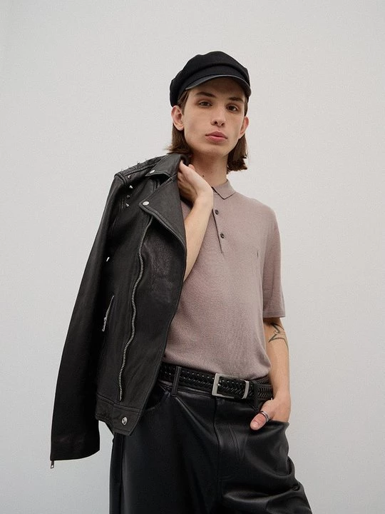 Obrázek produktu Svetr AllSaints světle hnědošedá