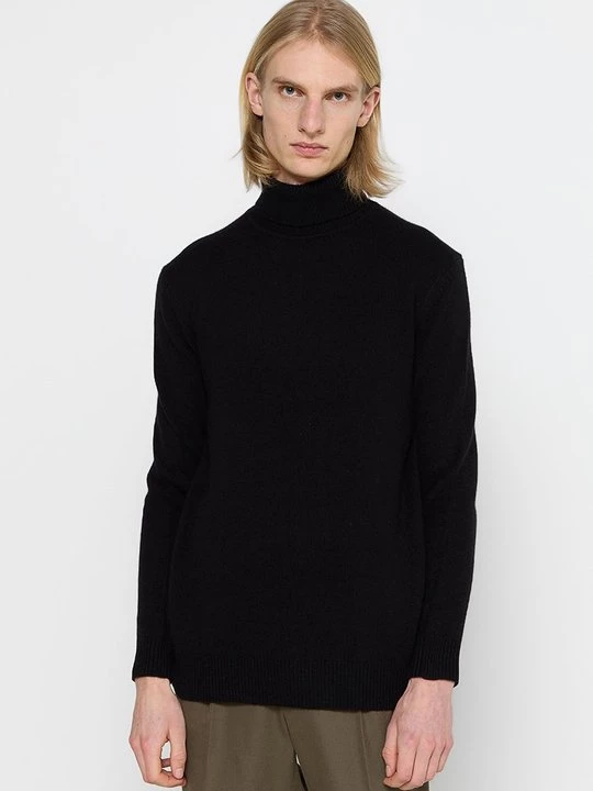Obrázek produktu Svetr AUTHENTIC CASHMERE melírovaná antracitová