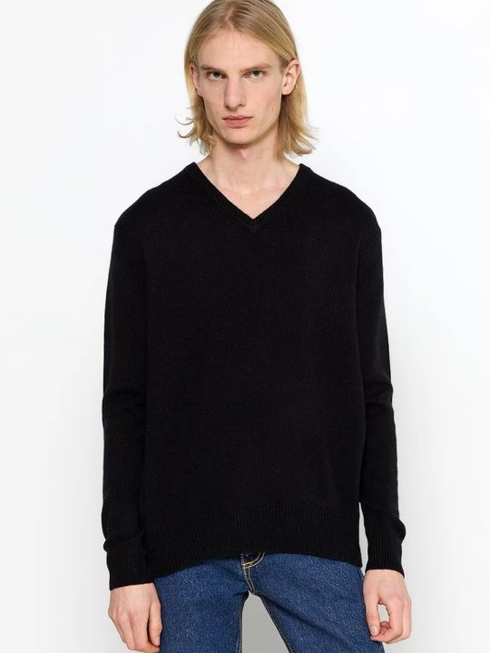 Obrázek produktu Svetr AUTHENTIC CASHMERE melírovaná antracitová
