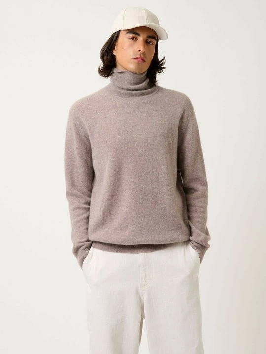 Obrázek produktu Svetr AUTHENTIC CASHMERE melírovaná hnědá