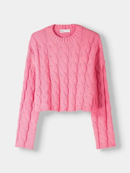 Obrázek produktu Svetr Bershka světle růžová