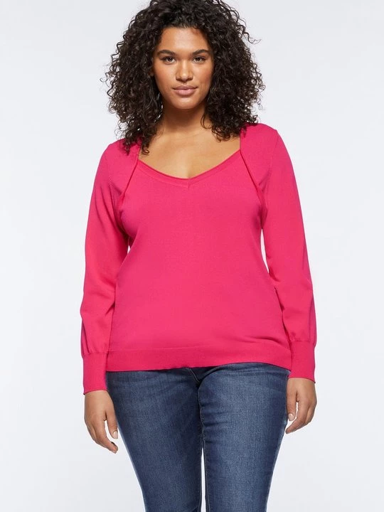 Obrázek produktu Svetr Fiorella Rubino neonově růžová