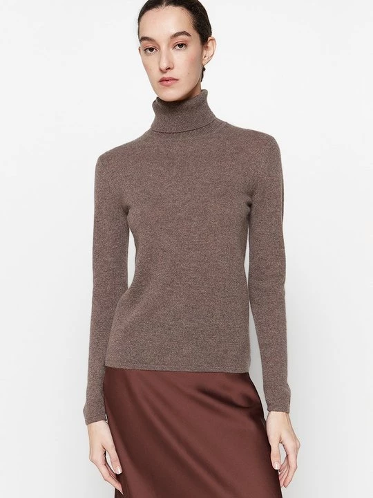 Obrázek produktu Svetr Just Cashmere světle hnědošedá