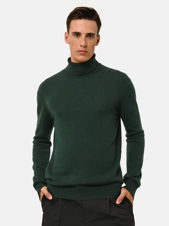 Obrázek produktu Svetr Just Cashmere tmavě zelená