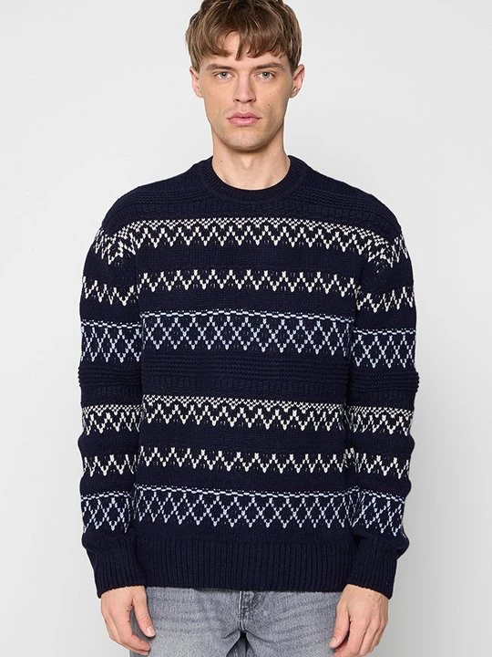 Obrázek produktu Svetr KnowledgeCotton Apparel tmavě modrá