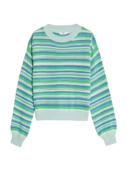 Obrázek produktu Svetr Marks & Spencer melírovaná světle modrá