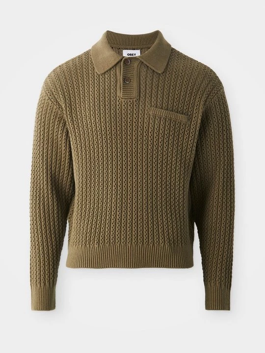 Obrázek produktu Svetr Obey Clothing olivová