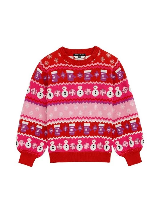 Obrázek produktu Svetr WE Fashion melírovaná růžová