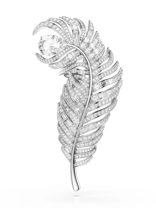 Obrázek produktu Swarovski brože kovová VIENNA stříbrná