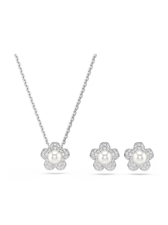 Obrázek produktu Swarovski dámská kovová sada šperků Swarovski krystal Ariana Grande x Swarovski stříbrná