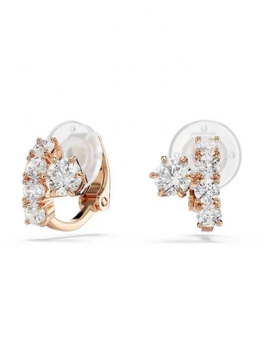 Obrázek produktu Swarovski klipsy dámské pozlacené kubický zirkon MATRIX zlatá
