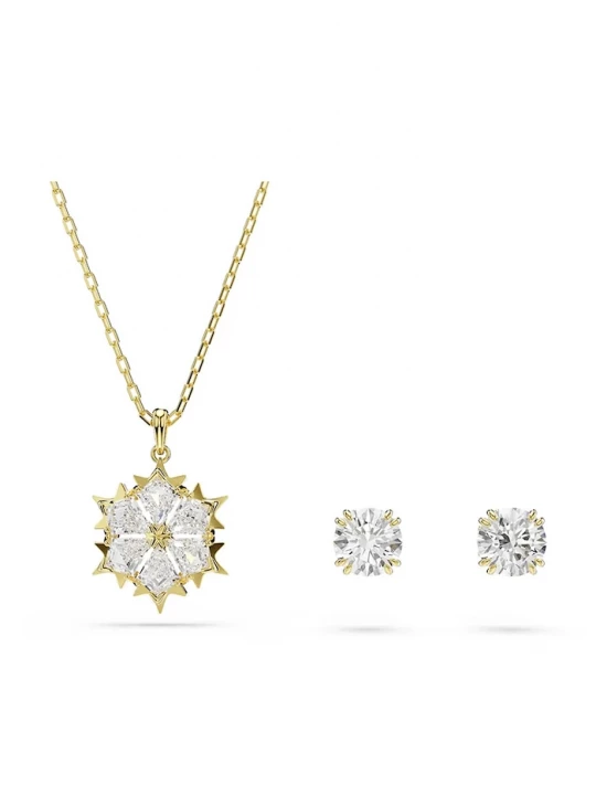 Obrázek produktu Swarovski náhrdelník a náušnice dámské pozlacené kubický zirkon MAGIC zlatá