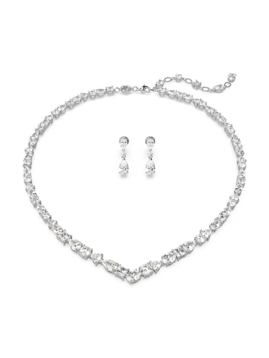 Obrázek produktu Swarovski Náhrdelník a náušnice Swarovski MESMERA stříbrná