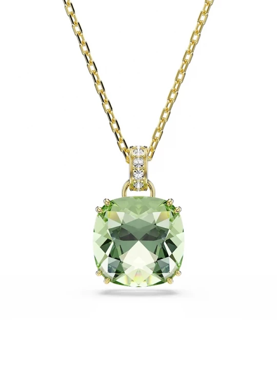 Obrázek produktu Swarovski náhrdelník s přívěskem dámský pozlacený kov Swarovski krystal MILLENIA zelená