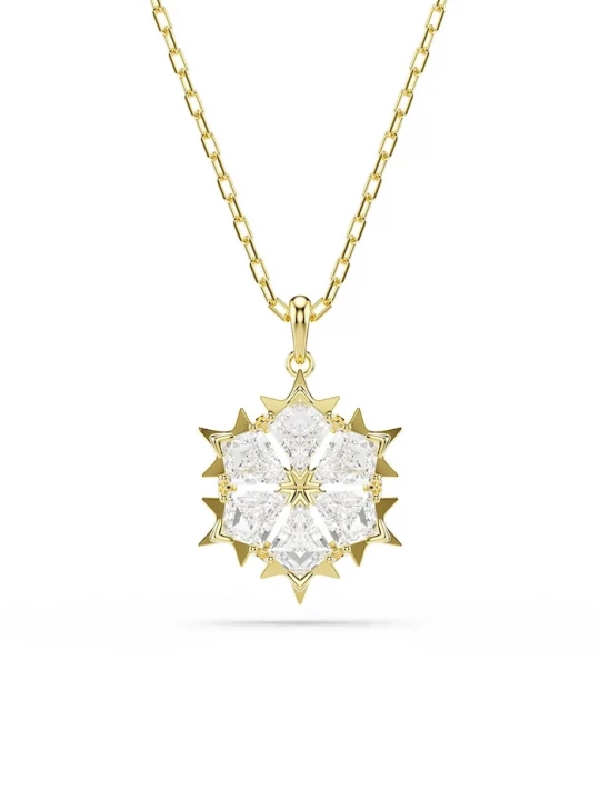 Obrázek produktu Swarovski náhrdelník s přívěskem dámský pozlacený kovový s kubickým zirkonem MAGIC zlatá