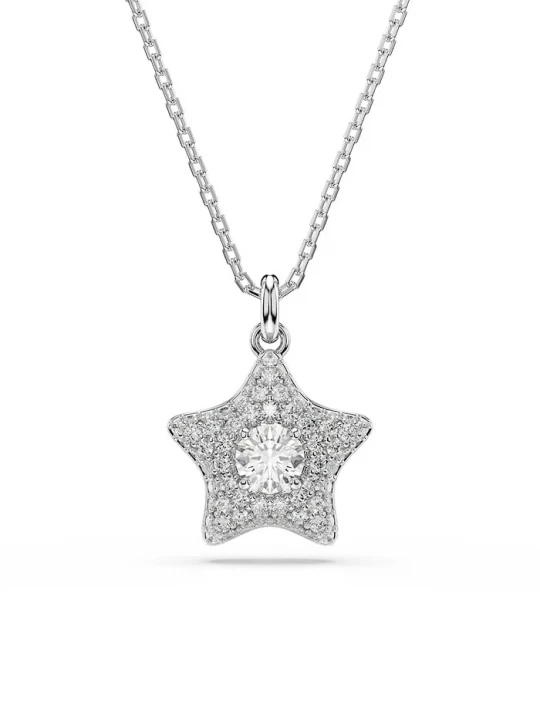 Obrázek produktu Swarovski náhrdelník s přívěskem dámský s kubickým zirkonem SUBLIMA stříbrná