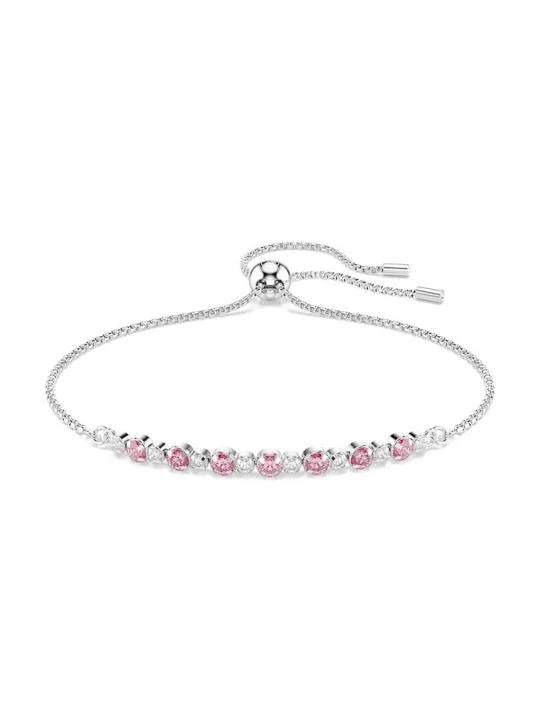Obrázek produktu Swarovski náramek dámský kovový s kubickým zirkonem MATRIX růžová