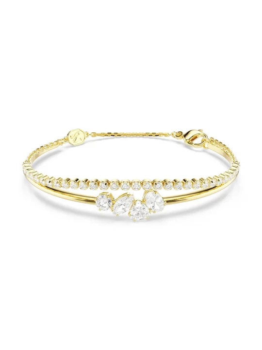 Obrázek produktu Swarovski náramek dámský pozlacený kovový s kubickým zirkonem MESMERA zlatá