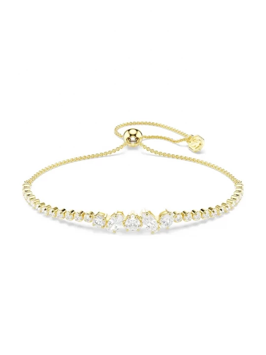Obrázek produktu Swarovski náramek dámský pozlacený kovový s kubickým zirkonem MESMERA zlatá