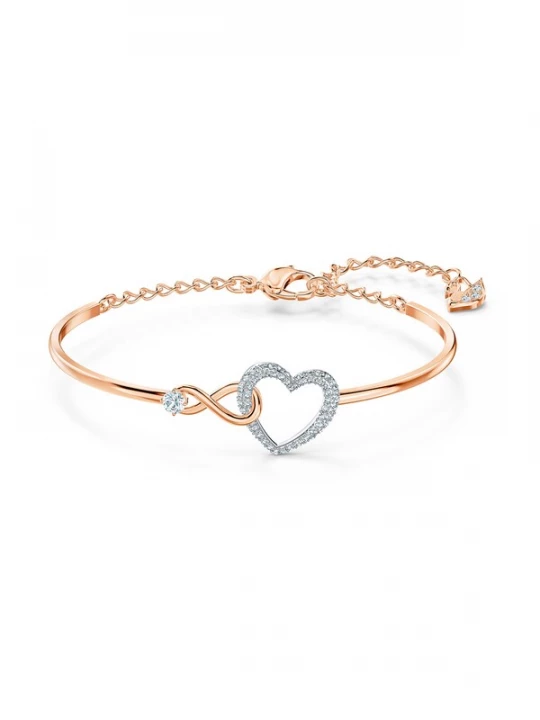 Obrázek produktu Swarovski Náramek 'Hyperbola' růžově zlatá / stříbrná