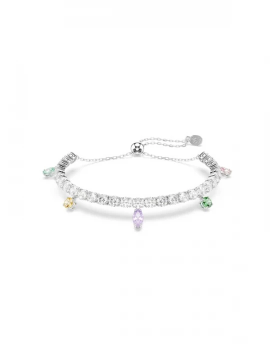 Obrázek produktu Swarovski Náramek žlutá / světle zelená / lenvandulová / stříbrná