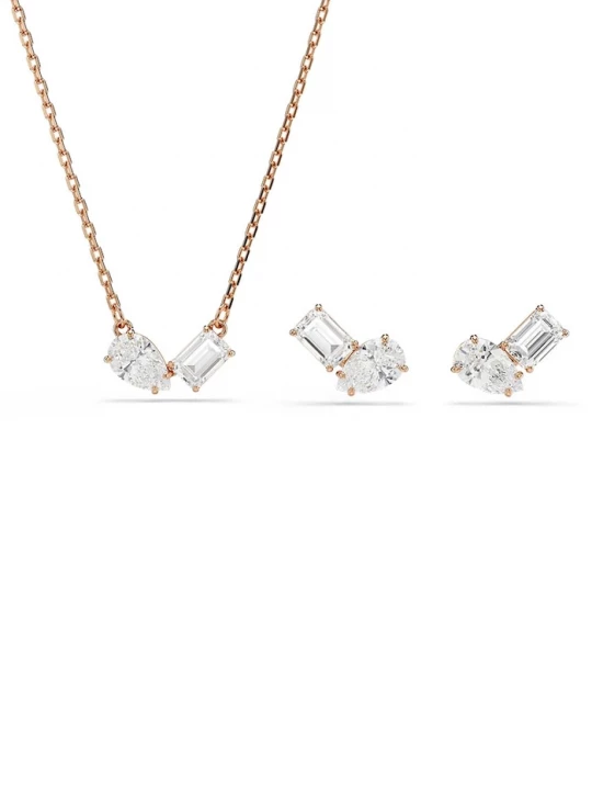 Obrázek produktu Swarovski Náušnice a náhrdelník MESMERA zlatá