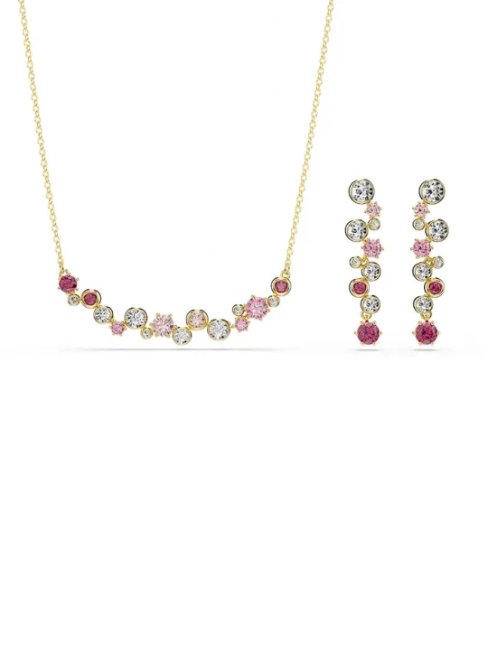 Obrázek produktu Swarovski Náušnice a náhrdelník Swarovski CONSTELLA zlatá