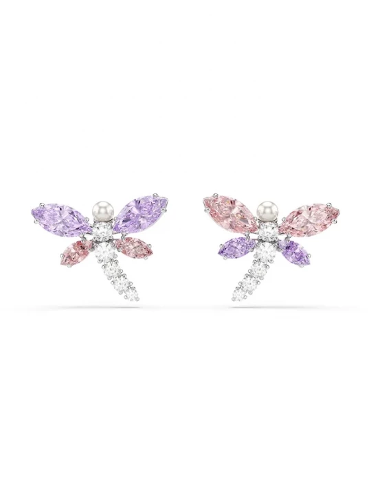Obrázek produktu Swarovski náušnice dámské kovové s kubickým zirkonem Ariana Grande x Swarovski růžová