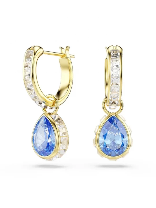 Obrázek produktu Swarovski náušnice dámské pozlacené kubický zirkon CHROMA zlatá