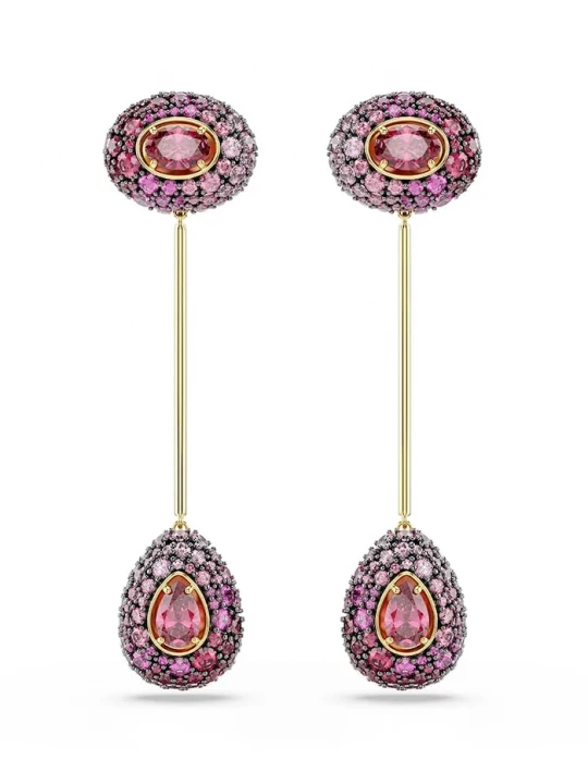 Obrázek produktu Swarovski náušnice dámské pozlacené kubický zirkon SUBLIMA růžová