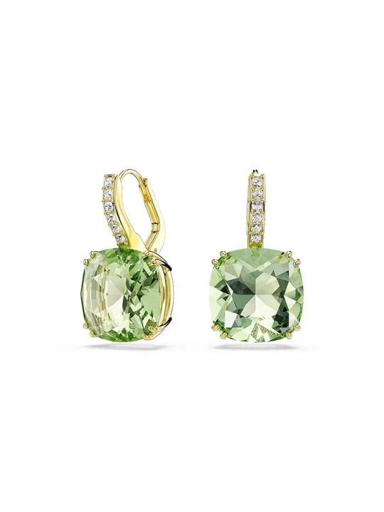Obrázek produktu Swarovski náušnice dámské pozlacené s krystalem MILLENIA zelená