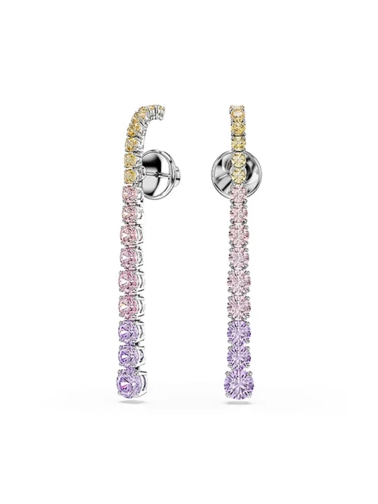 Obrázek produktu Swarovski náušnice dámské s kubickým zirkonem MATRIX růžová