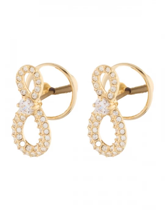 Obrázek produktu Swarovski Náušnice zlatá / průhledná