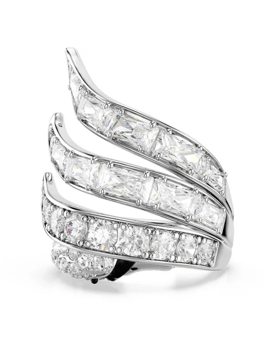 Obrázek produktu Swarovski prstýnek dámský kovový se Swarovski krystalem VIENNA stříbrná