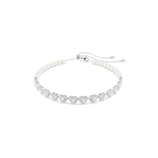 Obrázek produktu Swarovski Řetízek 'Ariana Grande' stříbrná / průhledná